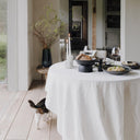 Table cloth 136x140cm chalk Linas
