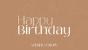 Gift Card - Happy Birthday